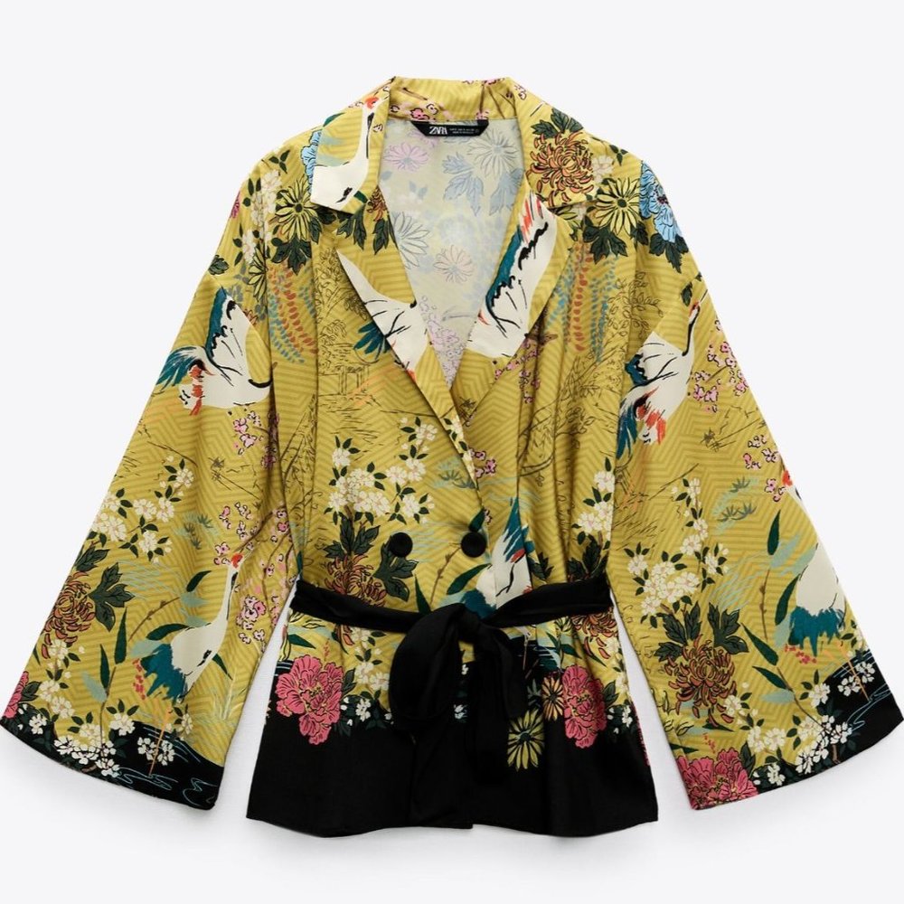 ZARA kimono shirt jacket size  XL